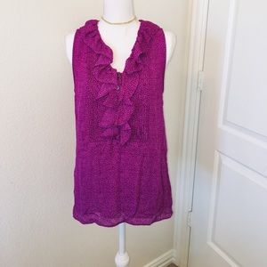 Banana Republic Ruffle Top Size 8